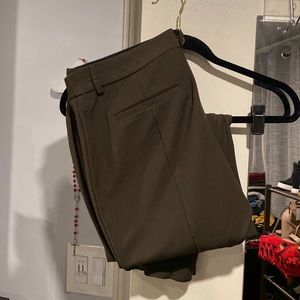 Express dark green pants